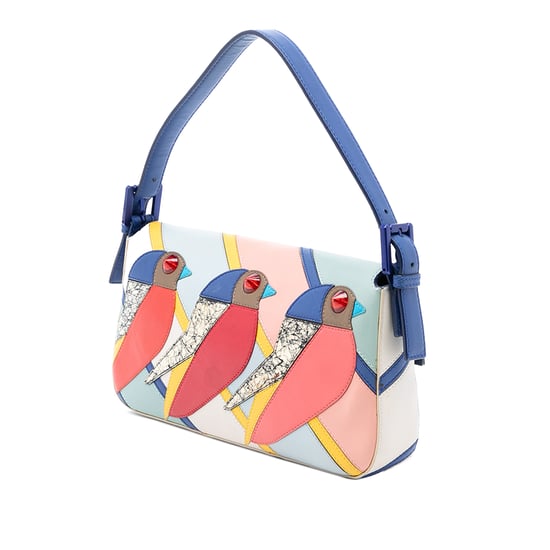 Baguette de Cuero Reciclado con Parches Qutweet Bird - Image 2