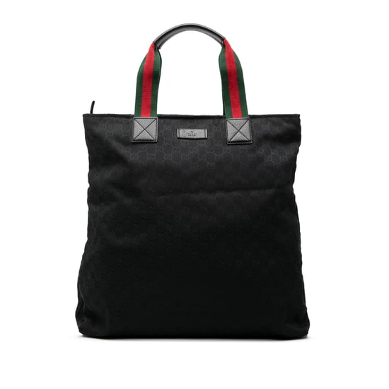 Tote de Lona Gg Web de Segunda Mano - Image 1