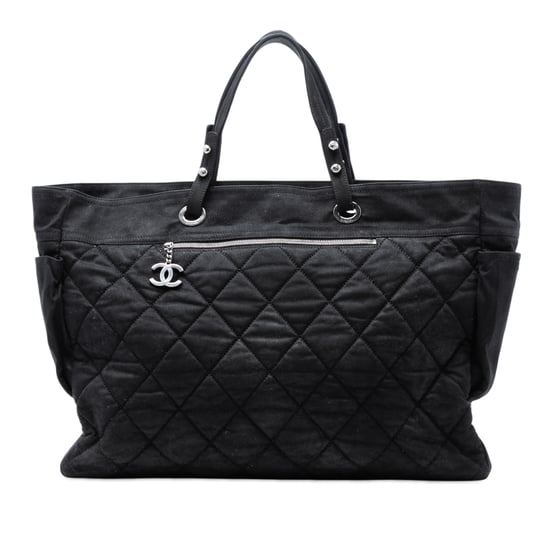 Bolso Tote Biarritz de Lona Acolchada Coated XL de Segunda Mano - Image 1