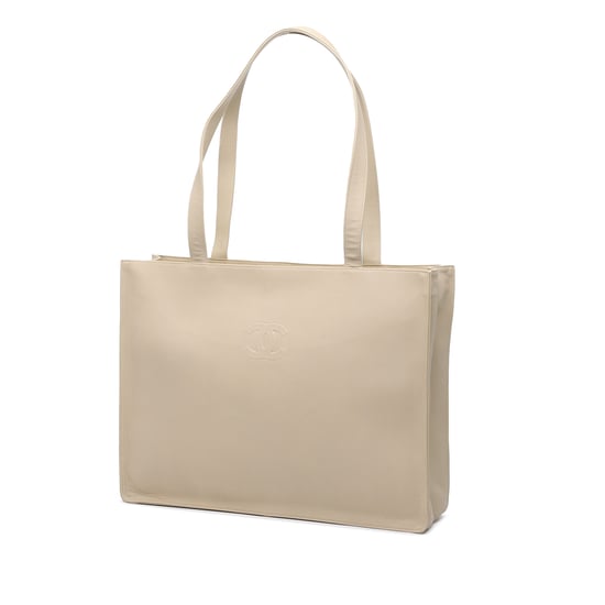 Bolso Tote Camelia CC estampado en piel de cordero de segunda mano - Image 2