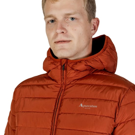 Chaqueta Con Capucha Aquascutum Active Rlg Active 100 Gr Winter Rust Orange - Image 6