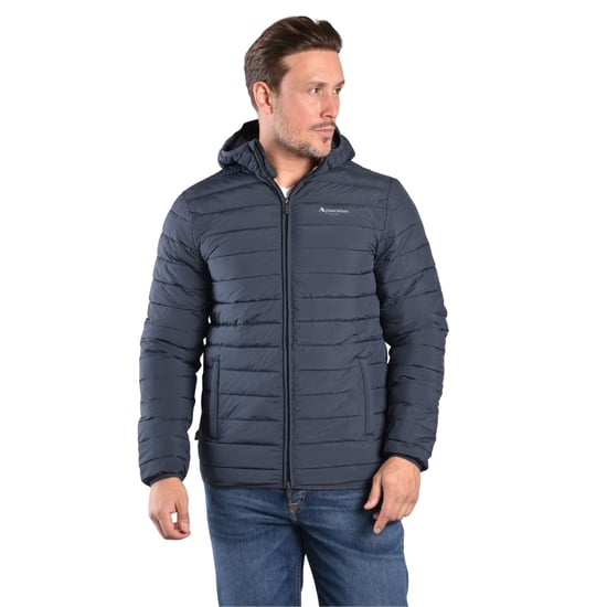 Chaqueta Con Capucha Aquascutum Active Rlg Active 100 Gr Azul Marino - Image 3