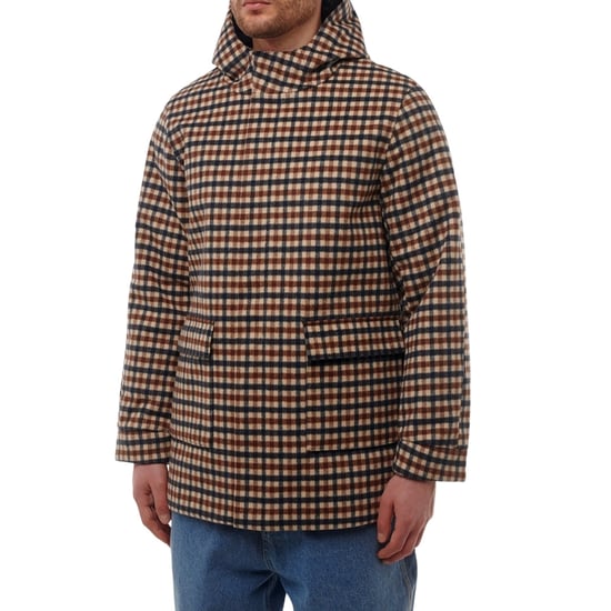Chaqueta Deportiva Con Capucha De Lana Aquascutum Active Club Check - Image 3