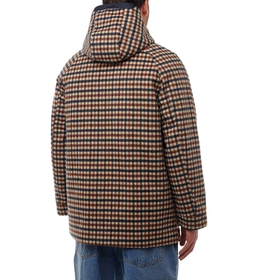 Chaqueta Deportiva Con Capucha De Lana Aquascutum Active Club Check - Image 4