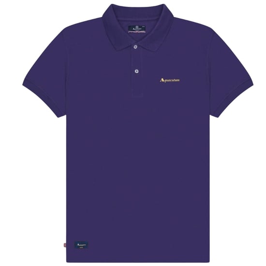Polo De Algodón Aquascutum Active Dry-fit Morado - Image 1