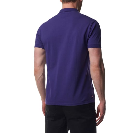 Polo De Algodón Aquascutum Active Dry-fit Morado - Image 4