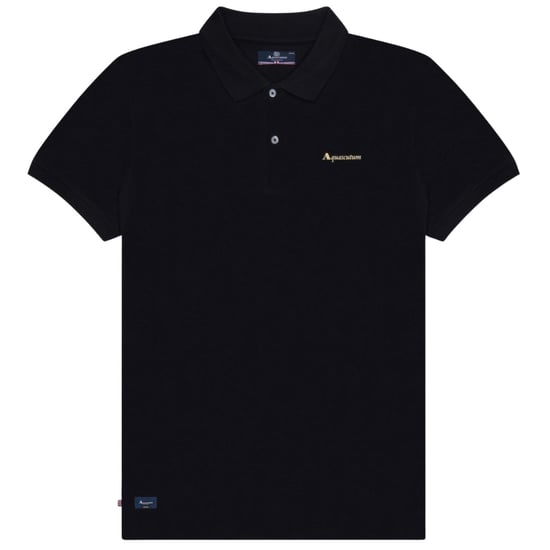 Polo De Algodón Aquascutum Active Dry-fit Negro - Image 1