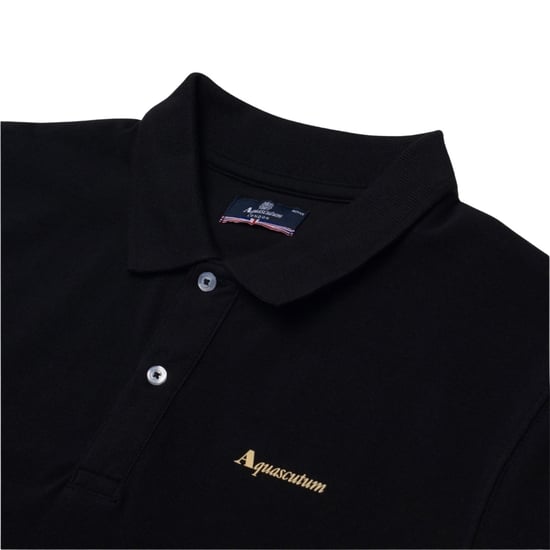 Polo De Algodón Aquascutum Active Dry-fit Negro - Image 2