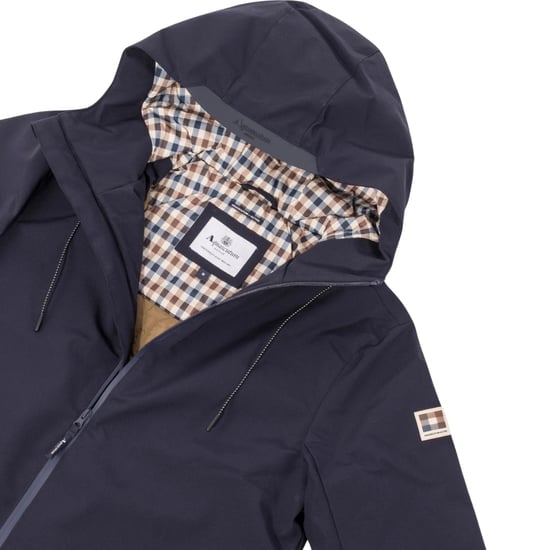 Chaqueta Aquascutum Active Shell Active Mid Parka Azul Marino - Image 6