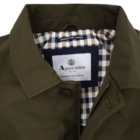Chaqueta Aquascutum Active Shell Active Mid Trench Verde Militar - Image 4