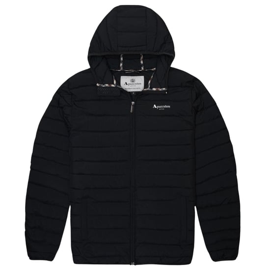 Chaqueta Negra Con Capucha Aquascutum Active Rlg Active De 100 G - Image 1