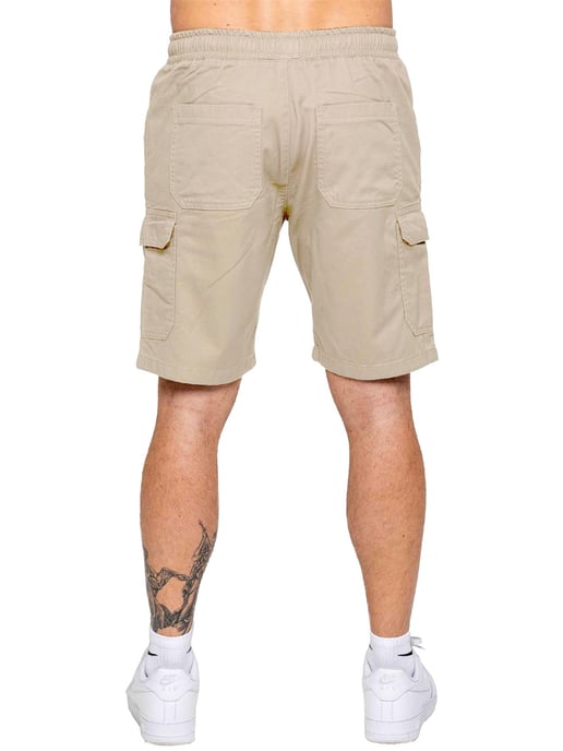 Kruze | Pack de 2 Pantalones Cortos Cargo para Hombre - BLK/LTGREY - Image 5
