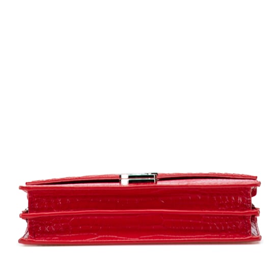 Cartera con cadena Kate con relieve - Image 3