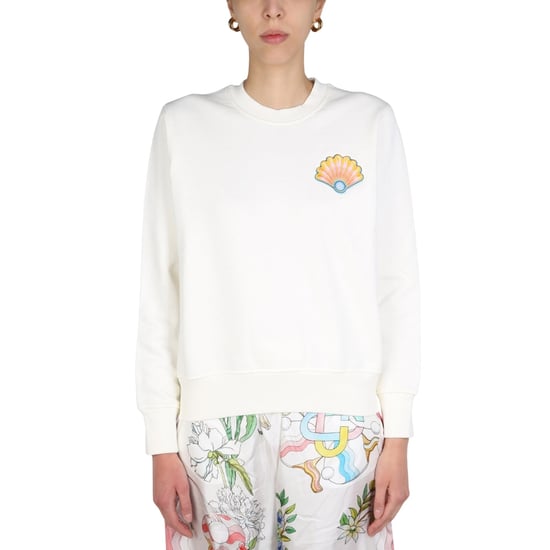 Sudaderas Con Bordado De Casablanca En Color Blanco Roto - Image 2