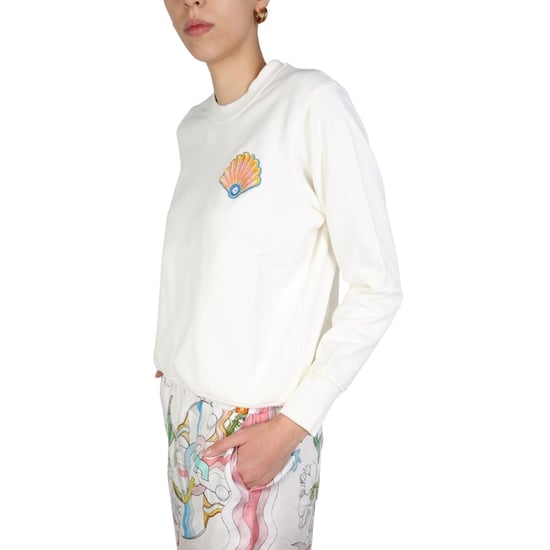 Sudaderas Con Bordado De Casablanca En Color Blanco Roto - Image 3