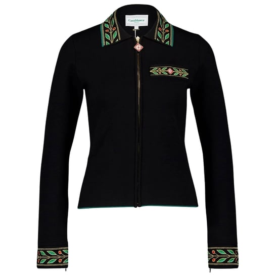 Chaquetas Negras Con Laurel Bordado De Casablanca - Image 1