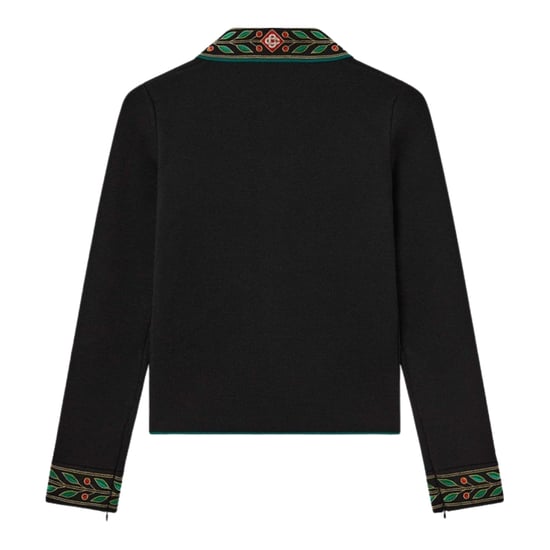 Chaquetas Negras Con Laurel Bordado De Casablanca - Image 2