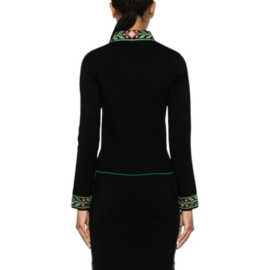 Chaquetas Negras Con Laurel Bordado De Casablanca - Image 4