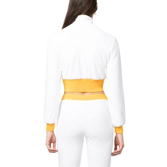 Chaqueta Deportiva Blanca Con Cremallera Y Monograma De Casablanca - Image 4