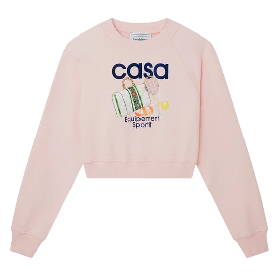 Sudadera Deportiva Rosa Con Estampado De Casablanca - Image 1