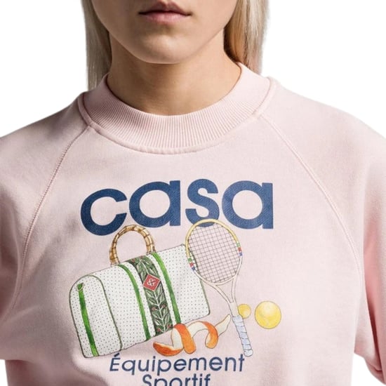 Sudadera Deportiva Rosa Con Estampado De Casablanca - Image 3