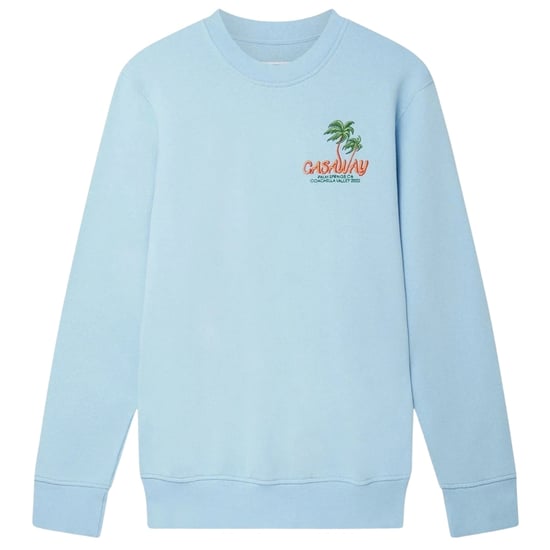 Sudadera Azul Del Valle De Coachella Con Bordado De Casablanca - Image 1