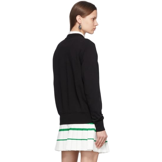 Sudadera Negra Con Bordado Del Club De Ping Pong De Casablanca - Image 4