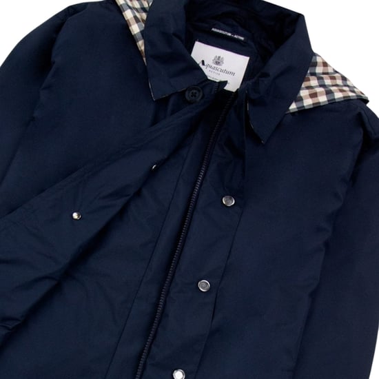 Chaqueta Aquascutum Active Packable Trench Azul Marino - Image 3