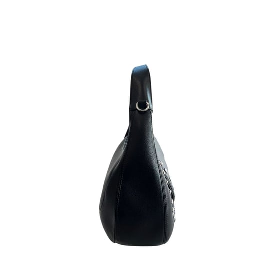 Bolso de hombro de mujer Twinset negro de PU - Image 3