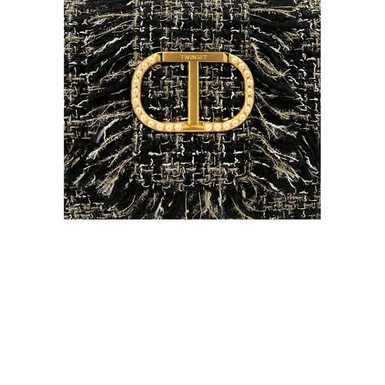 Bolso de Hombro de Mujeres Twinset Negro de PU - Image 5