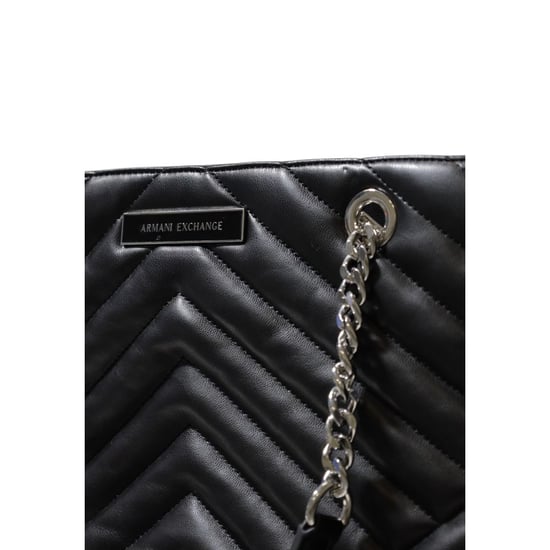 Bolso de Manos de Poliéster Negro Armani Exchange - Image 5