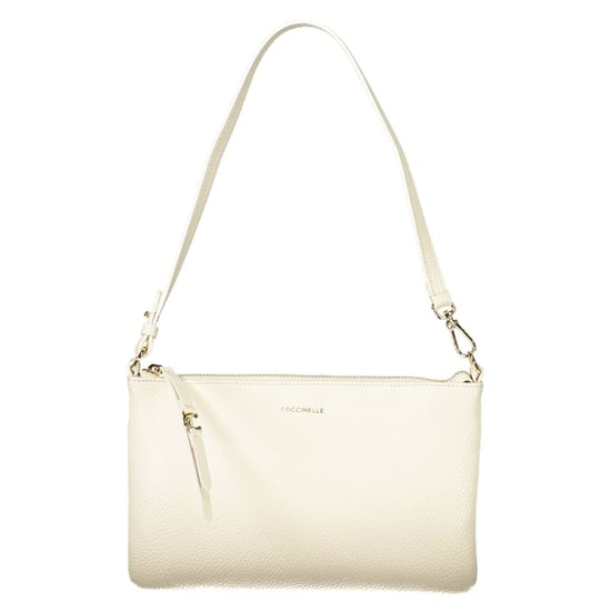 Bolso de Mano de Cuero Blanco Coccinelle - Image 1