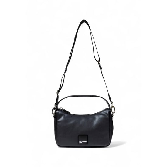 Bolso de mano de piel sintética negra Karl Lagerfeld - Image 5