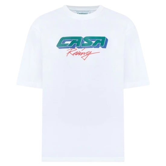 Camiseta Extragrande Con Estampado 3d De Casablanca. Camiseta Blanca De Casa Racing - Image 1
