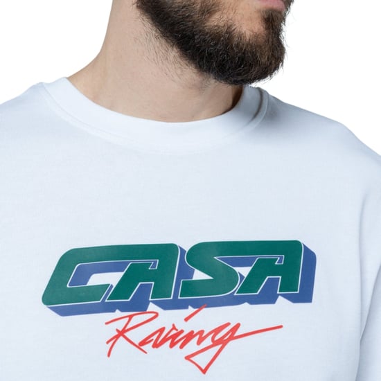 Camiseta Extragrande Con Estampado 3d De Casablanca. Camiseta Blanca De Casa Racing - Image 4