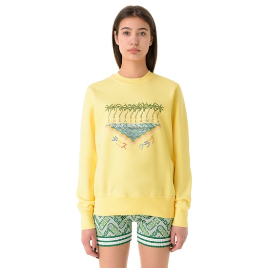 Sudadera Bordada Casablanca Sudadera Amarilla Enoshima Beach - Image 3