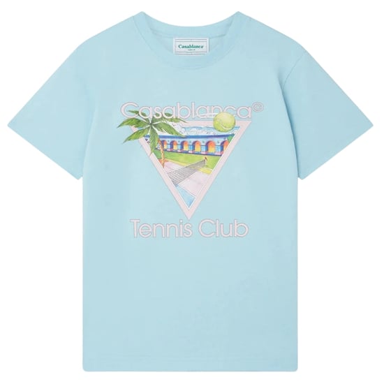 Camiseta Azul Pálido Icon Del Club De Tenis Casablanca - Image 1