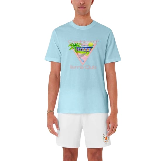 Camiseta Azul Pálido Icon Del Club De Tenis Casablanca - Image 3