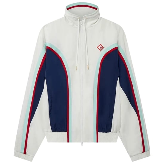 Chaqueta Deportiva Casablanca Con Paneles Laterales Y Traje De Chaqueta Blanca - Image 1