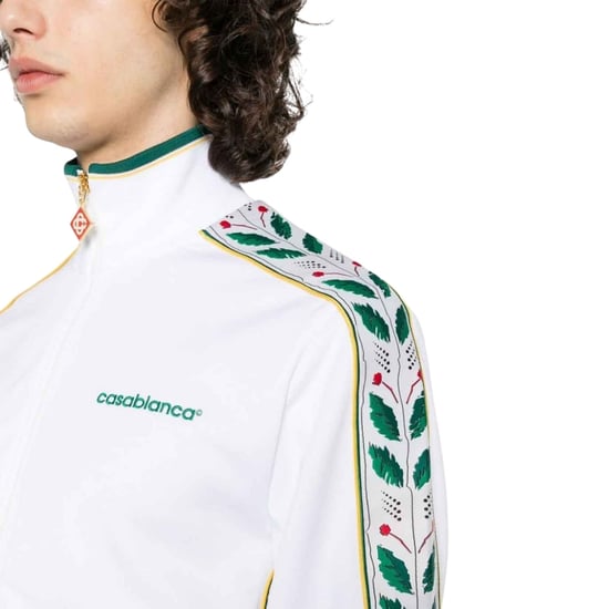 Chaqueta Deportiva Laurel De Temporada De Casablanca, Color Blanco - Image 5