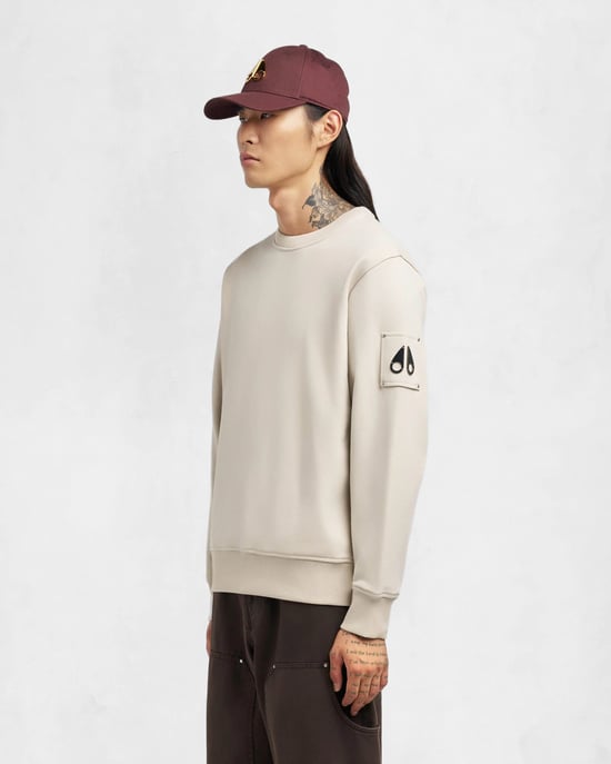 Sudadera Hartsfield de cuello redondo en marfil - Image 2