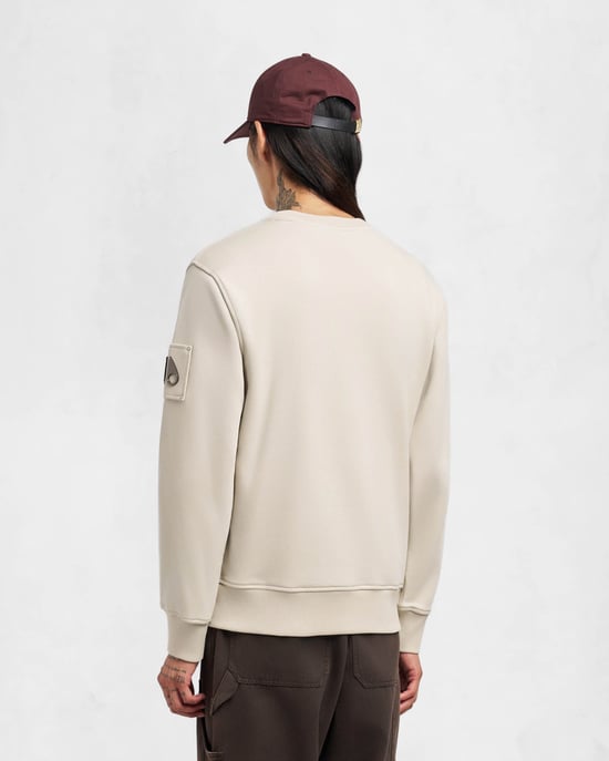 Sudadera Hartsfield de cuello redondo en marfil - Image 3