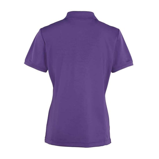 Premier Womens/Ladies Coolchecker Polo Shirt (Purple) - Image 2