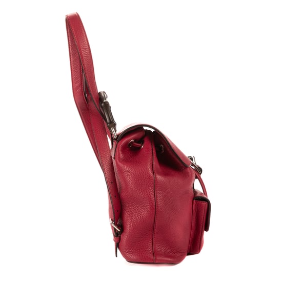 Gucci Bamboo Tassel Backpack en Fucsia Cuero de ternero - Image 4