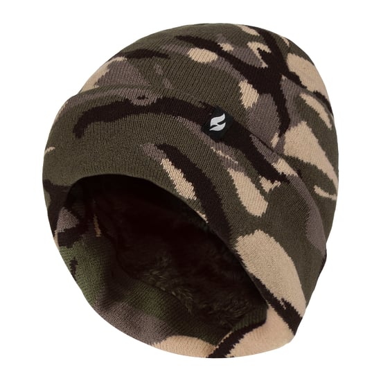 Gorro de invierno para hombre con puños de doble vuelta y forro de forro polar, 3.6 TOG - Image 1