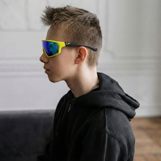 Gafas de sol UV400 para niños con lentes espejados hidrofóbicos y marco de TPEE - Image 4