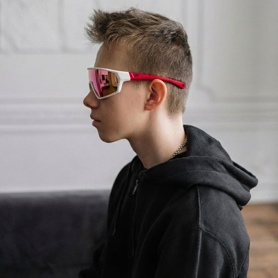 Gafas de sol UV400 para niños con lentes hidrofóbicas espejadas y marco de TPEE - Image 4