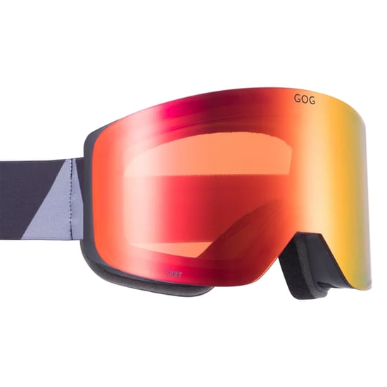 Gafas de esquí y snowboard UV400 unisex con lente doble de espejo antiniebla magnética - Image 1