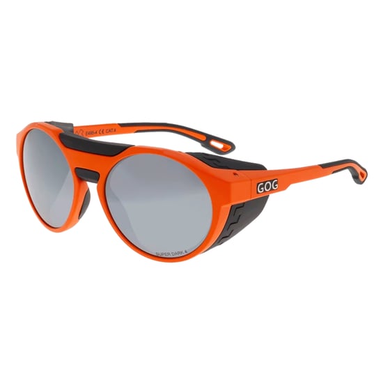 Gafas de sol de montaña UV400 Categoría 4 con lente de policarbonato hidrofóbica y espejo - Image 1