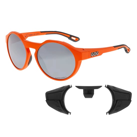 Gafas de sol de montaña UV400 Categoría 4 con lente de policarbonato hidrofóbica y espejo - Image 5
